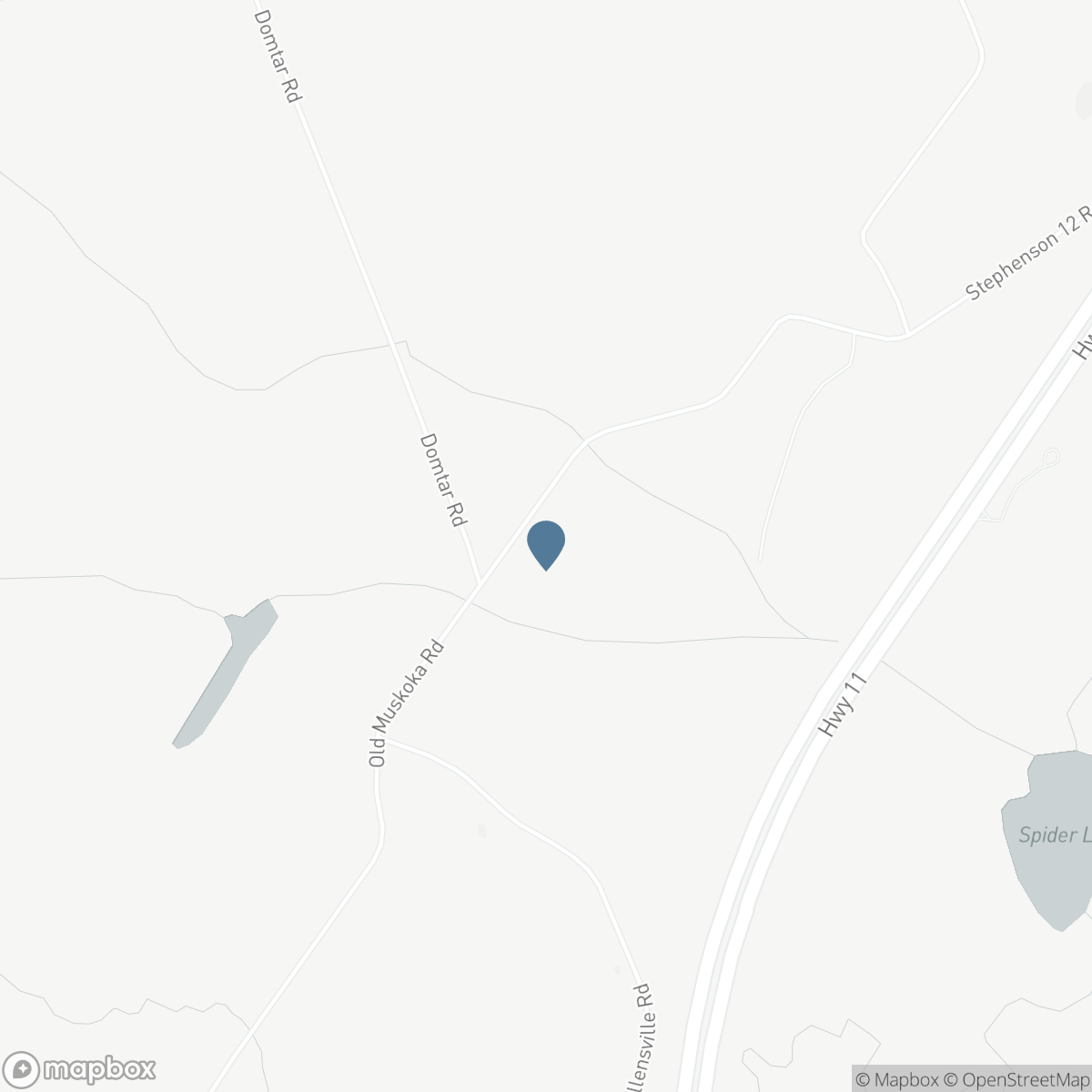 0 OLD MUSKOKA TO THE EAST SIDE OF #1105 ROAD, Huntsville, Ontario P0B 1M0